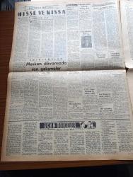 Ulus Gazetesi - 16 Nisan 1950 - Peyami Safa Köşe Yazısı - Hüseyin Cahit Yalçın - CHP Divanı Toplanıyor - Celal Bayar Karikatürü - İrtica Hareketleri Gençlik Arasında İnfial Doğurdu - Milli Türk Talebe Birliğinin Beyannamesi - Dünya Futbol Şampiyonasından Çekildik - Galatasaray Fenerbahçe Berabere Kaldı - Mersin'de uçan Daire Görüldü - Fuat Arna Gece Tevkif Edildi - Falih Rıfkı Atay - Uçan Gölgeler Yazan Server Bedi Yazı Dizisi - Devlet Resim Ve Heykel Sergisi - Ulus Kupası Basketbol Maçları - İstanbul'da Kömür Tesisleri Açıldı - Susan Hayvard'ın Çevirdiği Yeni Film - Yeni Yerli Film Karadeniz Postası - Frank Sinatra - Jean Simmons Beyaz Perdede İlk Defa Dünya Evine Giriyor - Eğlenceli Sayfa - Saint Pierre Kilisesinde Kopan Müthiş Vaveyla - Zehra Bilir Bomonti Aile Saz Salonunda - Yuvam Filmi - Hemşire Nimet Yazan Azmiye Hami Güven - Yalova Kaplıcaları - Gar Gazinosu - Halk Sabunları - Beşiktaş Vefa'yı 2 1 Mağlup Etti- Gençlerbirliği Demirspor Ankara'da Bugün Karşılaşıyor