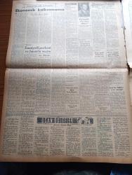 Ulus Gazetesi - 8 Nisan 1950 - Peyami Safa Köşe Yazısı - Milli Eğitim Kupası Maçlarının 4. Haftası - Fenerbahçe Vefa Takımları Dün Sabah Geldiler - Amerika Yakında Cüretli Hareketlere Girişecek - Milletvekilliği İçin Aday Yoklaması Yarın Saat Onda Yapılıyor - Uçan Gölgeler Yazan Server Bedi Yazı Dizisi - Feridun Osman Menteşeoğlu - Kore Komisyonu Başkanı Kasım Gülek Bir Hafta İçinde Türkiye'ye Geliyor - Nazım Hikmet'in Açlık Grevini Bırakması İçin Yapılan Teşebbüsler - Kapalıçarşı'daki Çeşme Dün Açıldı - Lüt Yolunda Yazan Kerim Ömer Çağlar Yazı Dizisi - Yankee Paşa Yazan Edison Marshall Yazı Dizisi - Bolu Ve Turizm - Resimlerle Dünya Olayları - Kıymetli Ses Sanatkarı Mualla Gökçay Bomonti Aile Saz Salonunda - Hemşire Nimet Yazan Azmiye Hami Güven - Çocuk Fotoğrafı Müsabakası - Lüküs  Hayat Park Ve Sus Sinemalarında - Halide Pişkin - Yaşar Özsoy - Settar Hazım Körmükçü - Cihat Arman - Hilmi Kiremitçi - Müjdat Yetkiner - Mehmet Ali Has - Galatasaray - Lefter Küçükandonyadis - Beşiktaş