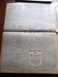 Ulus Gazetesi - 8 Nisan 1950 - Peyami Safa Köşe Yazısı - Milli Eğitim Kupası Maçlarının 4. Haftası - Fenerbahçe Vefa Takımları Dün Sabah Geldiler - Amerika Yakında Cüretli Hareketlere Girişecek - Milletvekilliği İçin Aday Yoklaması Yarın Saat Onda Yapılıyor - Uçan Gölgeler Yazan Server Bedi Yazı Dizisi - Feridun Osman Menteşeoğlu - Kore Komisyonu Başkanı Kasım Gülek Bir Hafta İçinde Türkiye'ye Geliyor - Nazım Hikmet'in Açlık Grevini Bırakması İçin Yapılan Teşebbüsler - Kapalıçarşı'daki Çeşme Dün Açıldı - Lüt Yolunda Yazan Kerim Ömer Çağlar Yazı Dizisi - Yankee Paşa Yazan Edison Marshall Yazı Dizisi - Bolu Ve Turizm - Resimlerle Dünya Olayları - Kıymetli Ses Sanatkarı Mualla Gökçay Bomonti Aile Saz Salonunda - Hemşire Nimet Yazan Azmiye Hami Güven - Çocuk Fotoğrafı Müsabakası - Lüküs  Hayat Park Ve Sus Sinemalarında - Halide Pişkin - Yaşar Özsoy - Settar Hazım Körmükçü - Cihat Arman - Hilmi Kiremitçi - Müjdat Yetkiner - Mehmet Ali Has - Galatasaray - Lefter Küçükandonyadis - Beşiktaş