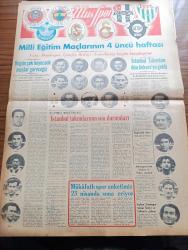Ulus Gazetesi - 8 Nisan 1950 - Peyami Safa Köşe Yazısı - Milli Eğitim Kupası Maçlarının 4. Haftası - Fenerbahçe Vefa Takımları Dün Sabah Geldiler - Amerika Yakında Cüretli Hareketlere Girişecek - Milletvekilliği İçin Aday Yoklaması Yarın Saat Onda Yapılıyor - Uçan Gölgeler Yazan Server Bedi Yazı Dizisi - Feridun Osman Menteşeoğlu - Kore Komisyonu Başkanı Kasım Gülek Bir Hafta İçinde Türkiye'ye Geliyor - Nazım Hikmet'in Açlık Grevini Bırakması İçin Yapılan Teşebbüsler - Kapalıçarşı'daki Çeşme Dün Açıldı - Lüt Yolunda Yazan Kerim Ömer Çağlar Yazı Dizisi - Yankee Paşa Yazan Edison Marshall Yazı Dizisi - Bolu Ve Turizm - Resimlerle Dünya Olayları - Kıymetli Ses Sanatkarı Mualla Gökçay Bomonti Aile Saz Salonunda - Hemşire Nimet Yazan Azmiye Hami Güven - Çocuk Fotoğrafı Müsabakası - Lüküs  Hayat Park Ve Sus Sinemalarında - Halide Pişkin - Yaşar Özsoy - Settar Hazım Körmükçü - Cihat Arman - Hilmi Kiremitçi - Müjdat Yetkiner - Mehmet Ali Has - Galatasaray - Lefter Küçükandonyadis - Beşiktaş