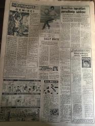 YENİ SABAH GAZETESİ  18 NİSAN 1961 YIL :23 SAYI :7937--Anayasa işçiye grev hakkı  tanıdı --Küba da harp ---Topkapı davasından 13 sanık tahliye edildi --Muğla şilepinde 6500 kaçak  bulundu--Vergi  gelirinden  artış  kaydedildi --Bale de  gördüklerim :Siyavuşgil --Afrika da çok kadın  evlenmenin  niçin devam ettiğini  bir  rahip bana izah etti ---Brezilya toprakları  parsellenip  satılıyor --Eşfak Aykaç Futbol Federasyonundan Ayrıldı --Ordu Güreş Takımı Bugün Seçiliyor --Beşiktaş Milliler İçin izin İstedi ---N.Özkaya istifa  etti --Kızılbayrak  yarın geliyor --