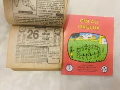 26 Nisan 1991 hediyelik orijinal Türkiye gazetesi takvim yaprağı (Cin Ali kitabı hediyeli:)