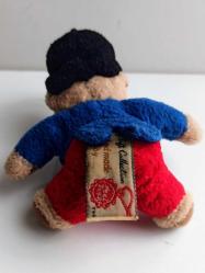 Keel Toys Simply Soft Koleksiyonu Londra Etiketli Peluş Ayı Paddington Tipi Oyuncak Figür Anahtalık 1994