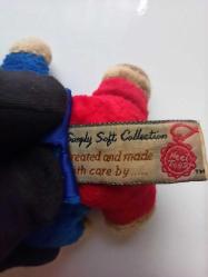 Keel Toys Simply Soft Koleksiyonu Londra Etiketli Peluş Ayı Paddington Tipi Oyuncak Figür Anahtalık 1994