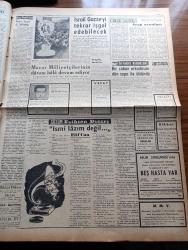 Ulus Gazetesi - 17 Mart 1957 - Kadın Kolları Kongresinde Kasım Gülek Seçim Çalışmalarına Hız Vermemiz Lazımdır Dedi - Hüseyin Cahit Yalçın - İstanbul Lig Lideri Galatasaray Hacettepe İle Berabere Kaldı - İzmir Vapurunun Kaptanı T. Candaş Suçlu Görülüyor - CHP'li İki Bayan Übeyde Elli İle Süheyla Poyrazoğlu Savcılığa Çağrıldı - Ankara Tabip Odası Başkanı Doktor Suphi Baykam Seçimlerimizin Doğruluğu Münakaşa Dahi Edilemez - İsmet İnönü'nün Zafer Gazetesi'nde Beyanatı - İngilterede 3 Milyon İşçi Greve Başladı - Devlet Kuşu Yazan Orhan Yazı Dizisi - Hicret Canbazoğlu - Gaz Ve Benzin Satışları Serbest Bırakılıyor - İsrail Gazze'ye Tekrar İşgal Edebilecek - Yakup Kadri Karaosmanoğlu - Silviya Kobay'ın Hikayesi Çizgi Roman - Baykara Hz. Süleymanın Taşı Çizgi Roman - Koç Otobüsleri - Ankara Makarnası - Ankaragücü Tek Golle Gençlerbirliğini Yendi - Çiftlik Söğütözü Arsaları - Sonsuz Aşk Renkli Sinemada - Eğin Gecesi Büyük Sinemada