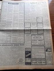 Ulus Gazetesi - 17 Mart 1957 - Kadın Kolları Kongresinde Kasım Gülek Seçim Çalışmalarına Hız Vermemiz Lazımdır Dedi - Hüseyin Cahit Yalçın - İstanbul Lig Lideri Galatasaray Hacettepe İle Berabere Kaldı - İzmir Vapurunun Kaptanı T. Candaş Suçlu Görülüyor - CHP'li İki Bayan Übeyde Elli İle Süheyla Poyrazoğlu Savcılığa Çağrıldı - Ankara Tabip Odası Başkanı Doktor Suphi Baykam Seçimlerimizin Doğruluğu Münakaşa Dahi Edilemez - İsmet İnönü'nün Zafer Gazetesi'nde Beyanatı - İngilterede 3 Milyon İşçi Greve Başladı - Devlet Kuşu Yazan Orhan Yazı Dizisi - Hicret Canbazoğlu - Gaz Ve Benzin Satışları Serbest Bırakılıyor - İsrail Gazze'ye Tekrar İşgal Edebilecek - Yakup Kadri Karaosmanoğlu - Silviya Kobay'ın Hikayesi Çizgi Roman - Baykara Hz. Süleymanın Taşı Çizgi Roman - Koç Otobüsleri - Ankara Makarnası - Ankaragücü Tek Golle Gençlerbirliğini Yendi - Çiftlik Söğütözü Arsaları - Sonsuz Aşk Renkli Sinemada - Eğin Gecesi Büyük Sinemada
