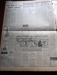 Ulus Gazetesi - 16 Mart 1957 - Mısır Gazze'de İdareyi Ele Aldı - Hüseyin Cahit Yalçın - Sabiha Gökçen Gözlerini Göz Bankasına Yatırdı - Başbakan Adnan Menderes'in Dünkü Toplantısı - Ekmekler Çok Bozuk Çıkıyor - Batı Almanya Şansölye Yardımcısı Fritz Blüchel Dün Geldi - Tembelliğin Ruhi Sebepleri - Devlet Kuşu Yazan Orhan Kemal Yazı Dizisi - İzmir Nutku Ve Siyasi Emniyet Mefhumu - Cinemascope Ve Milyoner Avcıları - Yeni Dünya Çizen Ferruh Doğan - Cinsel Ruhsal Sosyal Hayatımız - Aşk Ve Filozoflar -  Macaristan'da Beklenen Ayaklanma Olmadı - Dil ve Tarih Coğrafya Fakültesinde Şiir Günü - Ankara Makarnası - Silviya Kobayın Hikayesi Çizgi Roman - Baykara Hz. Süleymanın Taşı Yazı Dizisi - Bilgi Testleri - Ölen Adam Çeviren Bilge Karasu - Beş Şampiyondan Sonuncusu Boksör Tevfik Kocabaş - Galatasaray Bugün Hacettepe İle Oynuyor - Beşiktaş Muhalifleri Haysiyet Divanında - Okyanus Kupası Boks Maçları - Hint Güneşi Filmi Başrolde Ava Gardner Ve Stewart Granger - Tamek Marmeletları - Demirbank