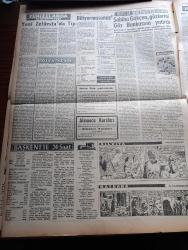 Ulus Gazetesi - 16 Mart 1957 - Mısır Gazze'de İdareyi Ele Aldı - Hüseyin Cahit Yalçın - Sabiha Gökçen Gözlerini Göz Bankasına Yatırdı - Başbakan Adnan Menderes'in Dünkü Toplantısı - Ekmekler Çok Bozuk Çıkıyor - Batı Almanya Şansölye Yardımcısı Fritz Blüchel Dün Geldi - Tembelliğin Ruhi Sebepleri - Devlet Kuşu Yazan Orhan Kemal Yazı Dizisi - İzmir Nutku Ve Siyasi Emniyet Mefhumu - Cinemascope Ve Milyoner Avcıları - Yeni Dünya Çizen Ferruh Doğan - Cinsel Ruhsal Sosyal Hayatımız - Aşk Ve Filozoflar -  Macaristan'da Beklenen Ayaklanma Olmadı - Dil ve Tarih Coğrafya Fakültesinde Şiir Günü - Ankara Makarnası - Silviya Kobayın Hikayesi Çizgi Roman - Baykara Hz. Süleymanın Taşı Yazı Dizisi - Bilgi Testleri - Ölen Adam Çeviren Bilge Karasu - Beş Şampiyondan Sonuncusu Boksör Tevfik Kocabaş - Galatasaray Bugün Hacettepe İle Oynuyor - Beşiktaş Muhalifleri Haysiyet Divanında - Okyanus Kupası Boks Maçları - Hint Güneşi Filmi Başrolde Ava Gardner Ve Stewart Granger - Tamek Marmeletları - Demirbank
