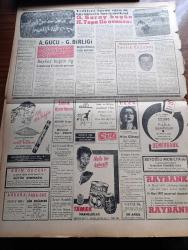 Ulus Gazetesi - 16 Mart 1957 - Mısır Gazze'de İdareyi Ele Aldı - Hüseyin Cahit Yalçın - Sabiha Gökçen Gözlerini Göz Bankasına Yatırdı - Başbakan Adnan Menderes'in Dünkü Toplantısı - Ekmekler Çok Bozuk Çıkıyor - Batı Almanya Şansölye Yardımcısı Fritz Blüchel Dün Geldi - Tembelliğin Ruhi Sebepleri - Devlet Kuşu Yazan Orhan Kemal Yazı Dizisi - İzmir Nutku Ve Siyasi Emniyet Mefhumu - Cinemascope Ve Milyoner Avcıları - Yeni Dünya Çizen Ferruh Doğan - Cinsel Ruhsal Sosyal Hayatımız - Aşk Ve Filozoflar -  Macaristan'da Beklenen Ayaklanma Olmadı - Dil ve Tarih Coğrafya Fakültesinde Şiir Günü - Ankara Makarnası - Silviya Kobayın Hikayesi Çizgi Roman - Baykara Hz. Süleymanın Taşı Yazı Dizisi - Bilgi Testleri - Ölen Adam Çeviren Bilge Karasu - Beş Şampiyondan Sonuncusu Boksör Tevfik Kocabaş - Galatasaray Bugün Hacettepe İle Oynuyor - Beşiktaş Muhalifleri Haysiyet Divanında - Okyanus Kupası Boks Maçları - Hint Güneşi Filmi Başrolde Ava Gardner Ve Stewart Granger - Tamek Marmeletları - Demirbank