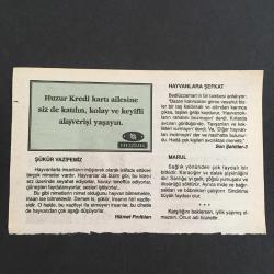 7 ŞUBAT 1997-TAKVİM YAPRAĞI-DOĞUM GÜNÜ HEDİYESİ-HUZUR TAKVİMİ,MARAŞA KAHRAMANLIK ÜNVANI VERİLİŞİ,1974ÇOCUĞUNUZA İSİM,ŞÜKÜR VAZİFEMİZ,HAYVANLARA ŞEFKAT,MARUL