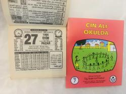 27 Ekim 1996 hediyelik orijinal Türkiye gazetesi takvim yaprağı (Cin Ali kitabı hediyeli:)