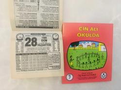 28 Ekim 1996 hediyelik orijinal Türkiye gazetesi takvim yaprağı (Cin Ali kitabı hediyeli:)