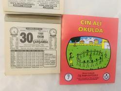 30 Ekim 1996 hediyelik orijinal Türkiye gazetesi takvim yaprağı (Cin Ali kitabı hediyeli:)