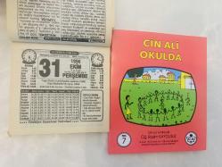 31 Ekim 1996 hediyelik orijinal Türkiye gazetesi takvim yaprağı (Cin Ali kitabı hediyeli:)