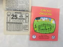 25 Mayıs 1996 hediyelik orijinal Türkiye gazetesi takvim yaprağı (Cin Ali kitabı hediyeli:)