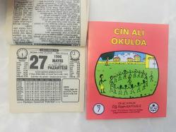 27 Mayıs 1996 hediyelik orijinal Türkiye gazetesi takvim yaprağı (Cin Ali kitabı hediyeli:)