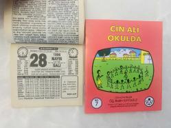 28 Mayıs 1996 hediyelik orijinal Türkiye gazetesi takvim yaprağı (Cin Ali kitabı hediyeli:)