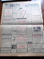 Ulus Gazetesi - 13 Mart 1957 - Devletkuşu Yazan Orhan Kemal Yazı Dizisi - Hüseyin Cahit Yalçın - İsmet İnönü İzmir'den İyi İntibalarla Ayrıldı - Truman Doktrini Dün Kutlandı - Suriye Bize Nota Vermiş Değildir - Erzurum'un Kurtuluşu Kutlandı - Ordu Takımımız Bugün İtalya İle Karşılaşıyor - Yeni Dünya Çizen Yurdakul Mehteroğlu - Başkentte Çok Başıboş Köpek Var - Rusya Suriye Ve Mısır'a Bol Silah Gönderiyor - Yakup Kadri Karaosmanoğlu - İran Şahı Hacı Olacak - Bağdat Paktı Ve Eisenhower Doktrini Yazan Bülent Ecevit - Bir Kadın Olarak Yazan Sevgi Batur - Selim Sırrı Tarcan - Silviya Kobay'ın Hikayesi Çizgi Roman - Baykara Hz. Süleymanın Taşı Çizgi Roman - Ankara Makarnası - Bahattin Esendemir Gecesi - Abdullah Yüce - Şehrazat - Sevim Tanürek - Özcan Tekgül - Tokalon Kremi - Koç Otobüsleri - Stil Kunduraları - Muhabank - Terzi İrfan Baydar - Beyoğlu Mobilya - Muzaffer Tema - Nedret Güvenç - Beş Hasta Var Büyük Türk Filmi - Settar Körmükçü
