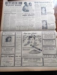 Ulus Gazetesi - 6 Mart 1957 - Devletkuşu Yazan Orhan Kemal Yazı Dizisi - Hüseyin Cahit Yalçın - İsrail Gazze'den Üç Haftada Çekilecek - İsrail'de Büyük Çapta Nümayişler Yapıldı - Suriyeli 2 Önemli Şahıs Hasan El Atraş ile Salah Çiçekli Bize Sığındı - Sırrı Atalay'ın Duruşması Iğdır Ağır Ceza'da Başladı - Süreyya Babür'ün İcat Ettiği Islıkla Motor Durduran Cihaz - Oktay Engin Selanikte Gıyaben Yargılanıyor - Ünlü Rus Yazarı Nicouline Ankara'da - CHP Genel Başkanı İsmet İnönü - Doktor Rebii Barkın'ın Broşürü Savcılık Tarafından Toplatıldı - Delilsiz İsnatlar Yazan Doçent Doktor Muammer Aksoy - Tanınmış Bir Kanser Uzmanı Evarts A. Graham Öldü - Canlı Köşkün Esrarı Yazan Bülent Ecevit - Migros'tan 30 Gram Kahve Almak İçin 10 Liralık Eşya Almak Şart - Yakup Kadri Karaosmanoğlu - Kazazedeler Adası Kefken - Cemal Nadir Güler - Silviya Kobay'ın Hikayesi Çizgi Roman - Baykara Hz. Süleyman Taşı Çizgi Roman - Ankara İstanbul Radyosu Programı - Galatasaray'ın Çetin Rakibi Adalet - Tülin Korman