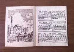 Aya Sophia 1950 Takvimi “The American Board Publication Department”