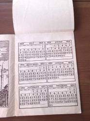 Aya Sophia 1950 Takvimi “The American Board Publication Department”