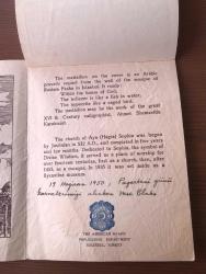 Aya Sophia 1950 Takvimi “The American Board Publication Department”