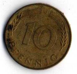 Almanya 10 Pfennig 1978-J (Mp1413)
