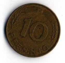 Almanya 10 Pfennig 1976-J (Mp1411)