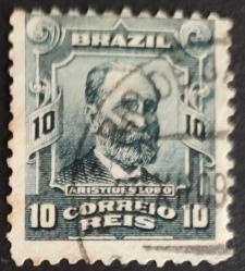 +++ BREZİLYA HUKUKÇU ARISTIDES LOBO   1906      10R   - DAMGALI