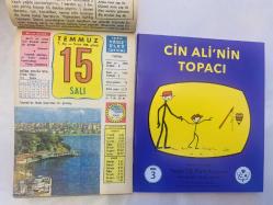 15 Temmuz 1986 hediyelik orijinal Ülkü takvim yaprağı (Cin Ali kitabı hediyeli:)