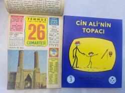 26 Temmuz 1986 hediyelik orijinal Ülkü takvim yaprağı (Cin Ali kitabı hediyeli:)