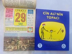 29 Temmuz 1986 hediyelik orijinal Ülkü takvim yaprağı (Cin Ali kitabı hediyeli:)