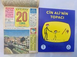 20 Haziran 1986 hediyelik orijinal Ülkü takvim yaprağı (Cin Ali kitabı hediyeli:)