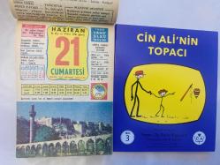 21 Haziran 1986 hediyelik orijinal Ülkü takvim yaprağı (Cin Ali kitabı hediyeli:)