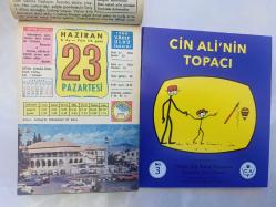 23 Haziran 1986 hediyelik orijinal Ülkü takvim yaprağı (Cin Ali kitabı hediyeli:)
