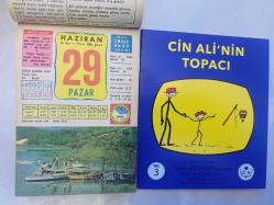 29 Haziran 1986 hediyelik orijinal Ülkü takvim yaprağı (Cin Ali kitabı hediyeli:)