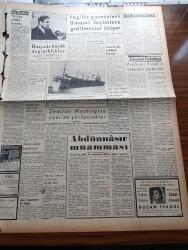 Ulus Gazetesi - 16 Şubat 1957 - Şemseddin Günaltay'ın Konferansı Yasak Edildi - Kasım Gülek Mükerrem Sarol Davası - Seçim Kanunu Hakkında Meclis'te Dünkü Tartışmalar - Mahkum Ve Mevkufların Saçlarının Kesilmesi - İşletmeler Bakanı Samet Ağaoğlu Türkiye'de Artık Hayat Pahalılığı Yoktur Dedi - Elmadağ'da Bir Barut Fabrikasında İnfilakte Bir İşçi Öldü 3 İşçi Ağır Yaralandı -  Milli Gelir Ve Para Hacmi Yazan Namık Zeki Aral- Hicret Canbazoğlu - İzciliğin 45. Yıldönümü - Sege Asansörleri - Ahmet Şükrü Esmer - İzmir Vapuru Yüzdürülebilir - Zenciler Washington Üzerine Yürüyecekler - Profesör Eric Frank'ın Cenazesi Kaldırıldı - Franco Düşecek Mi - Amerikan Alman Sanayi Arasında İşbirliği - Silviya Kobay'ın Hikayesi Çizgi Roman - Tek Seçici Eşfak Aykaç Milli Namzetleri Dün Açıkladı - Turgay Şeren - Naci Erdem - Metin Oktay - Güreş Kaidelerinde Değişiklik - Fenerbahçeli Şeref Eskişehir'e De Gitmedi- Adalet Emniyetle Oynuyor - Yolspor - Amerika'da Basketbol Neticeleri
