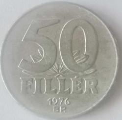 MACARİSTAN 1976  50 FILLER