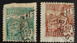 LOT.9 » +++ BREZİLYA ENDÜSTRİ   1920  - DAMGALI , HALİYLE