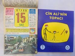 15 Nisan 1986 hediyelik orijinal Ülkü takvim yaprağı (Cin Ali kitabı hediyeli:)