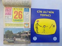 26 Nisan 1986 hediyelik orijinal Ülkü takvim yaprağı (Cin Ali kitabı hediyeli:)