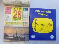 28 Nisan 1986 hediyelik orijinal Ülkü takvim yaprağı (Cin Ali kitabı hediyeli:)