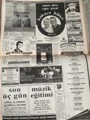 SABAH İSTANBUL GAZETESİ -2 Kasım 1997 -Erdal Bilallar-Ramazan yazgan-Filiz Güler-Şenol Bayraktar-İski Mehmet Şentürk-Mustafa kurt-Hıncal uluç-Veli göçer arsa ofisi-Ultradec-Uğur Mumcu-Selim amcanın sofra salonu-zirve doğa sporları-Mispak çamaşır yıkama evi-Alpay gym-Şebnem Demir-Grazia-Ekşioğlu akkent Gürpınar evleri-göz grup optik mağazaları-beyaz stand-İstanbul sinemaları-bazıları sağ kaldı-beşinci güç-hız tuzağı 2-Bean-Jerusalem-Ventuno-Anaconda-Özkan Binol-Özlem odabaşı bale kursu-İzmirli kürk sarayı-Bilsis-hamam-Kakara kikiri—Sezen Aksu-Uğur Yücel-bu filmi görmüştüm-şakacı Çocuklar kampta--istasyon sanat merkezi-bir İstanbul masalı-nöbetçi eczaneler-telefonlar-rezervasyon-mavi bisiklet çocuk kulübü-ilk umut açık Öğretim ve bilgisayar kursları-Özel Şişli eğitim merkezi- Garden mobilya-Artem mağazaları-Kolsan koltuk