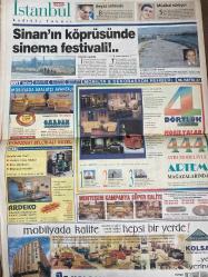 SABAH İSTANBUL GAZETESİ -2 Kasım 1997 -Erdal Bilallar-Ramazan yazgan-Filiz Güler-Şenol Bayraktar-İski Mehmet Şentürk-Mustafa kurt-Hıncal uluç-Veli göçer arsa ofisi-Ultradec-Uğur Mumcu-Selim amcanın sofra salonu-zirve doğa sporları-Mispak çamaşır yıkama evi-Alpay gym-Şebnem Demir-Grazia-Ekşioğlu akkent Gürpınar evleri-göz grup optik mağazaları-beyaz stand-İstanbul sinemaları-bazıları sağ kaldı-beşinci güç-hız tuzağı 2-Bean-Jerusalem-Ventuno-Anaconda-Özkan Binol-Özlem odabaşı bale kursu-İzmirli kürk sarayı-Bilsis-hamam-Kakara kikiri—Sezen Aksu-Uğur Yücel-bu filmi görmüştüm-şakacı Çocuklar kampta--istasyon sanat merkezi-bir İstanbul masalı-nöbetçi eczaneler-telefonlar-rezervasyon-mavi bisiklet çocuk kulübü-ilk umut açık Öğretim ve bilgisayar kursları-Özel Şişli eğitim merkezi- Garden mobilya-Artem mağazaları-Kolsan koltuk