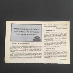 3 NİSAN 1997 -TAKVİM YAPRAĞI-DOĞUM GÜNÜ HEDİYESİ-HUZUR TAKVİMİ,TAHİRİ MUTLUNUN VEFATI,1977,ÖZALP İN KURTULUŞU 1918,ÇOCUĞUNUZA İSİM,YÜZMEK Mİ BOĞULMAK MI,TAHİRİ MUTLU,KADERE RIZA