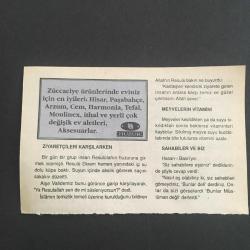 22 NİSAN 1997 -TAKVİM YAPRAĞI-DOĞUM GÜNÜ HEDİYESİ-HUZUR TAKVİMİ,HAKKARİ VE BAŞKALANİN KURTULUŞU,1918,FATİHİN DONANMAYI HALİÇE İNDİRMESİ,1453,ÇOCUĞUNUZA İSİM,ZİYARTEÇİLERİ KARŞILARKEN,MEYVELERİN VİTAMİNİ,SAHABİLER VE BİZ