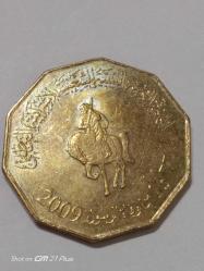 LİBYA 1/4 DİNAR 2009