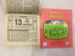 13 Ocak 1996 hediyelik orijinal Türkiye gazetesi takvim yaprağı (Cin Ali kitabı hediyeli:)