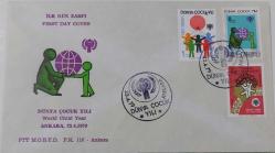 1979 DÜNYA ÇOCUK YILI FDC İLK GÜN ZARFI ORİJİNAL NADİR MÜHÜRLÜ Ş2TT2 NADİR