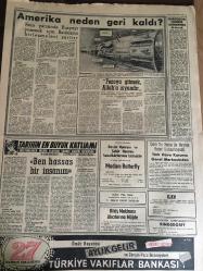 YENİ SABAH GAZETESİ  16 NİSAN 1961 YIL :23 SAYI :7635------Krediler yeni şekle bağlanıyor --Asi uçaklar Havana 'yı  bombaladı --Cemal Gürsel dün İstanbul  da  dolaştı --5 Kişi dumandan boğularak  öldü --M.I.Kızıloğlu  Vatikan Elçiliğine  tayin edildi ---İstanbul  rafinesi Türk  işçilerin  bir zaferidir ---Kitaplıklı  Kahve :Siyavuşgil --Afrika da  hürriyet eski , tehlikeli  örf  ve adetleri hortlamasına yol açıyor ---Amerika  neden  geri kaldı ?--Sinema :Köprü, Suç Altında ---Galatasaray  ,Beykoz 'u  bozguna uğrattı :5-0---Tek puan a Feriköy  değil Beşiktaş razı oldu ---Alsancaklar  stadında  puanlar  paylaşıldı --Genç Milliler  Yurda Döndü ---